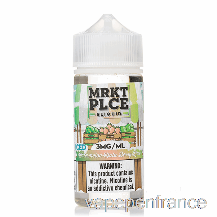 Pastèque Glacée Hula Berry Lime - Mrkt Plce - 100 Ml 3 Mg Stylo Vape